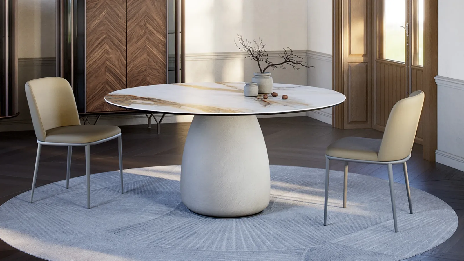 Botero Keramik table by Cattelan Italia