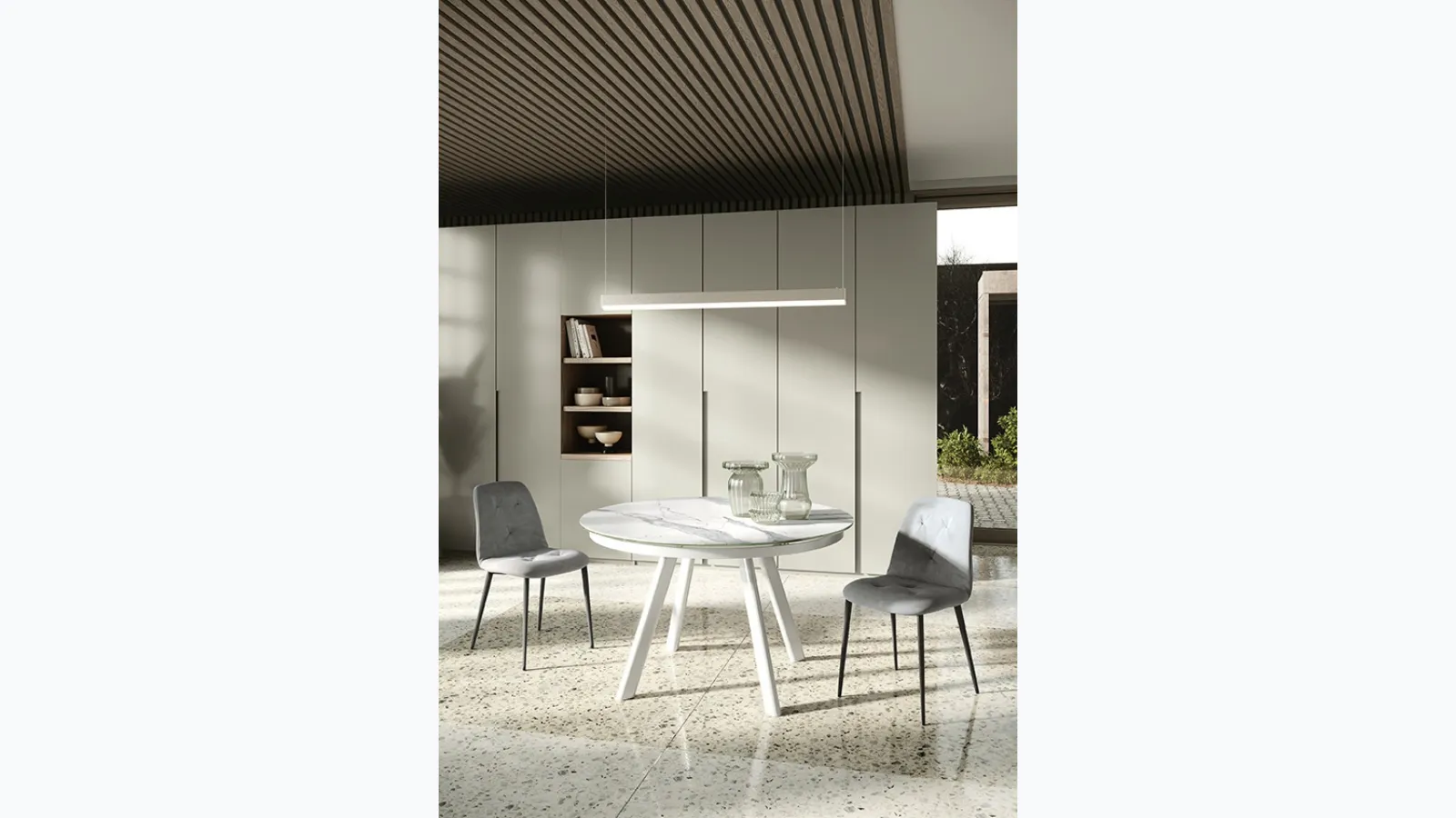 Brooklyn round table by Ingenia.