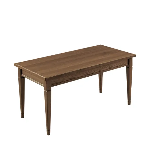 Classic table with veneered top and solid structure by Veneta Cucine.