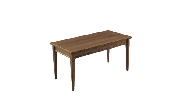 Classic table with veneered top and solid structure by Veneta Cucine.