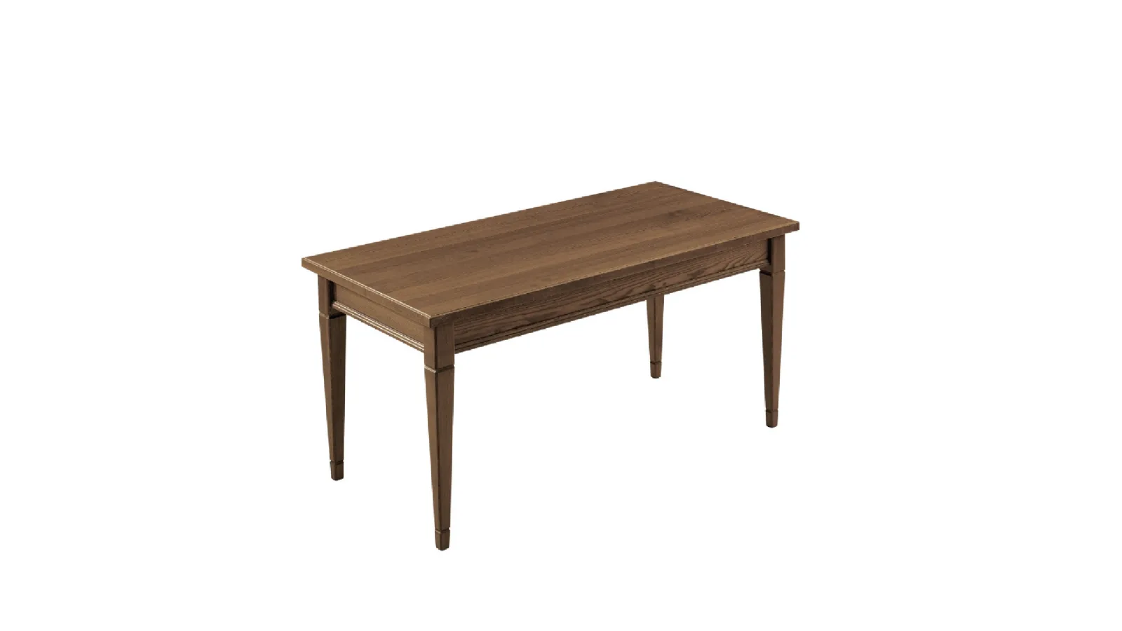 Classic table with veneered top and solid structure by Veneta Cucine.