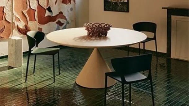 Clay Wood Table by Desalto
