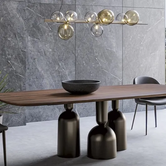 Wooden table Cop Wood with top in Bonaldo wood