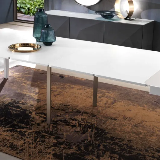 Extendable Cross console table by Riflessi.