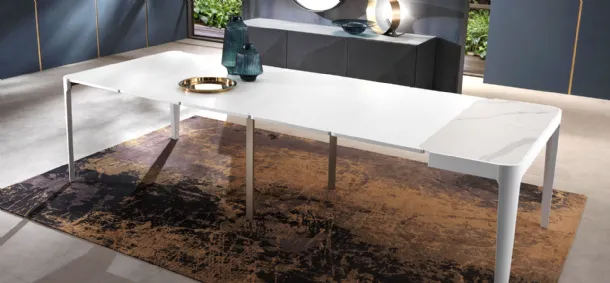 Extendable Cross console table by Riflessi.