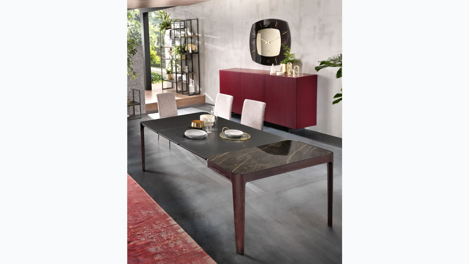 Extendable Cross Console Table by Riflessi.