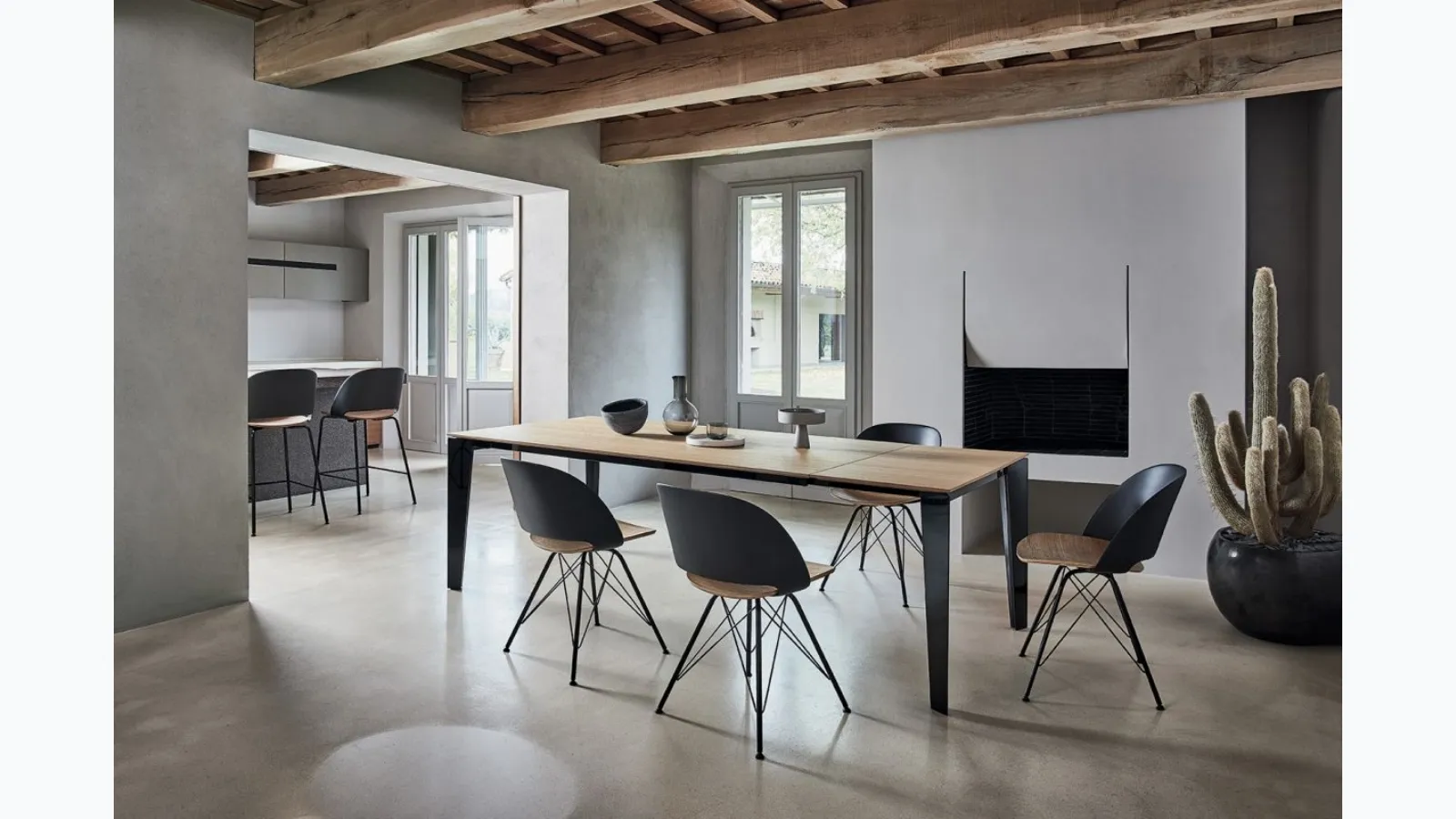 Extendable table Cruz by Bontempi