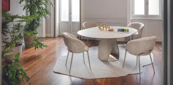 Cyclone round table by Calligaris