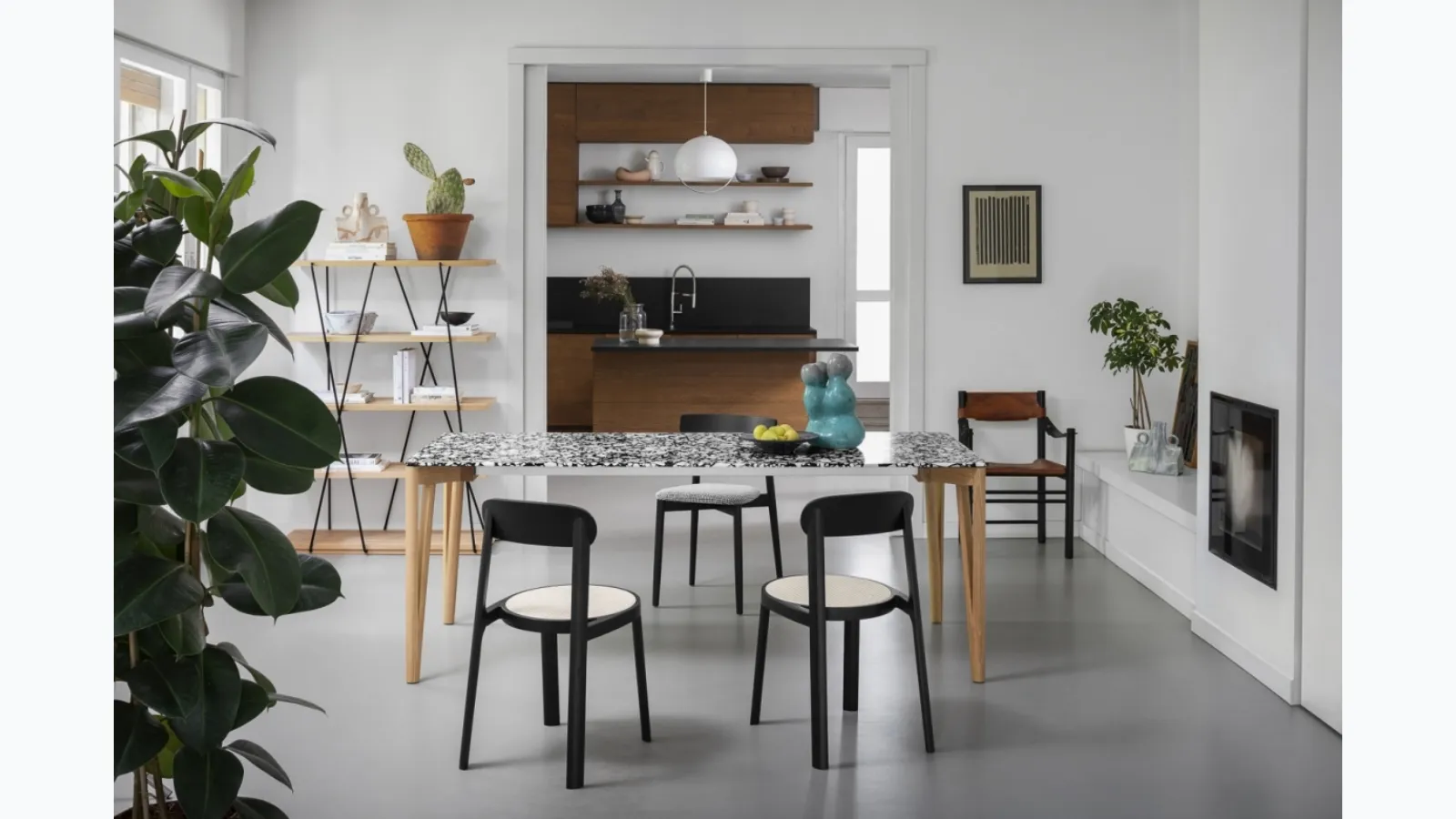 Extendable dining table Decapo by Miniforms