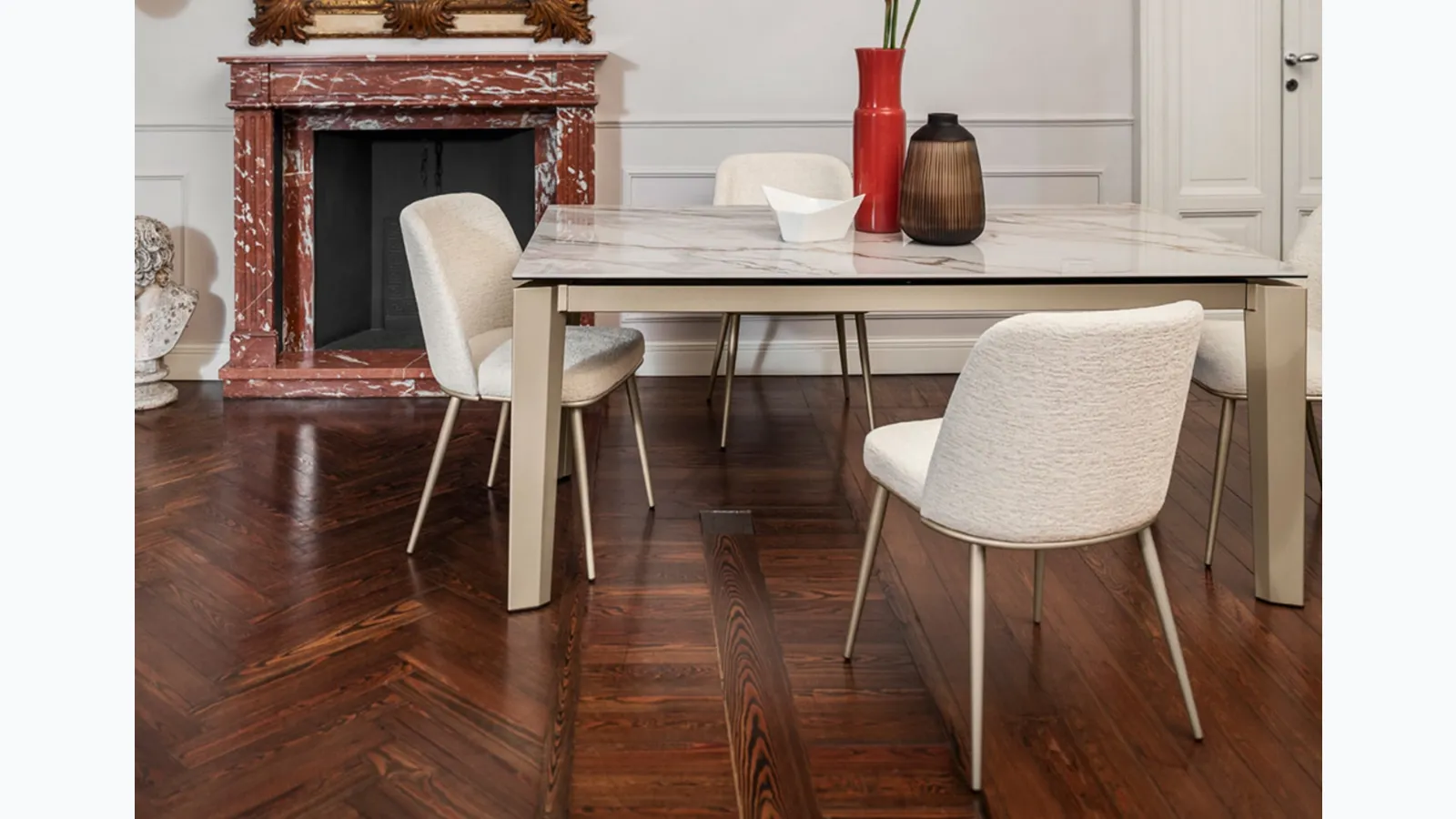 Calligaris' Delta ceramic table
