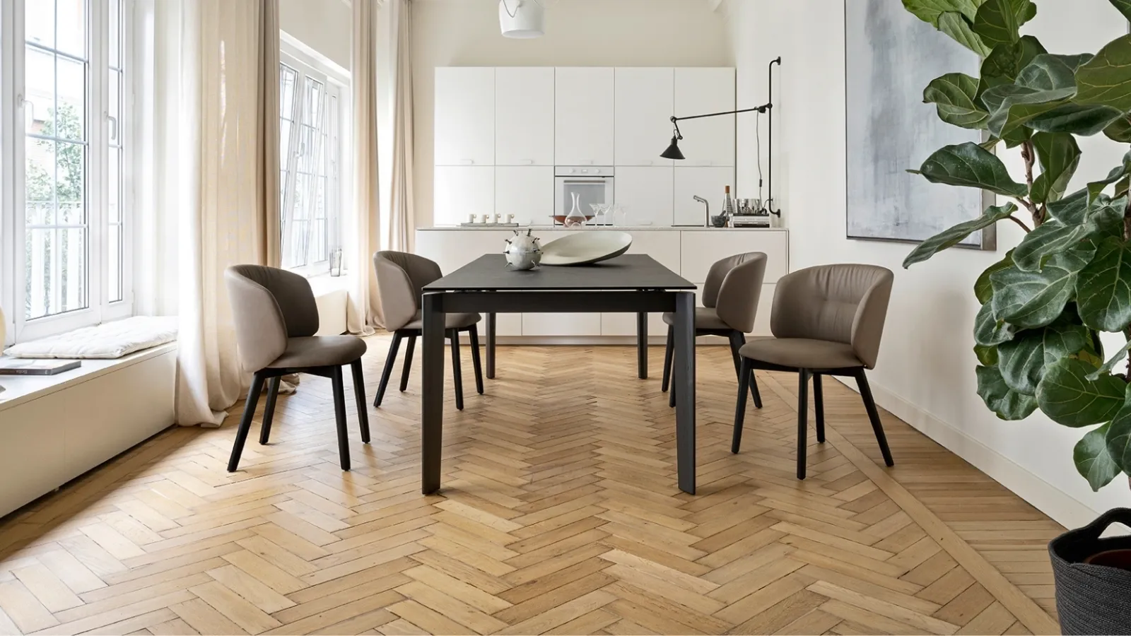 Extendable table Dogma by Calligaris