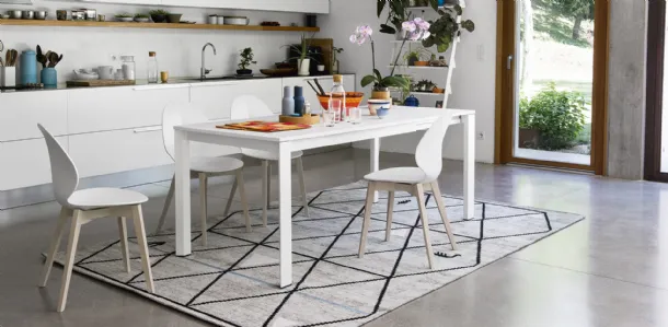 Expandable table Duca by Calligaris