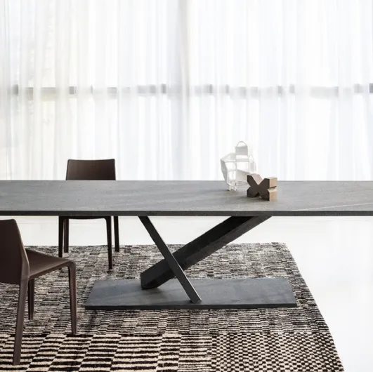 Element table in concrete material by Desalto.