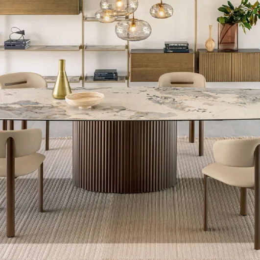 Enea table by Riflessi