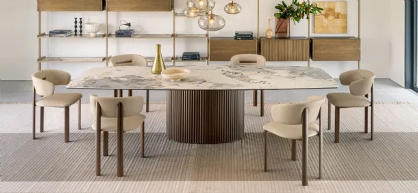 Enea table by Riflessi