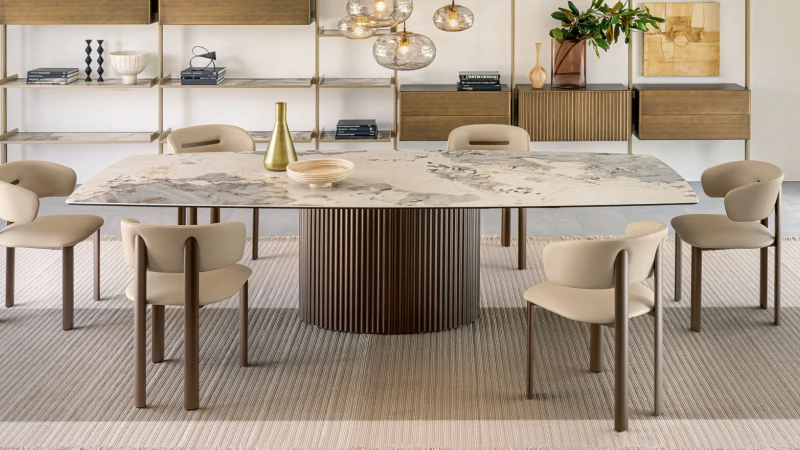 Enea table by Riflessi