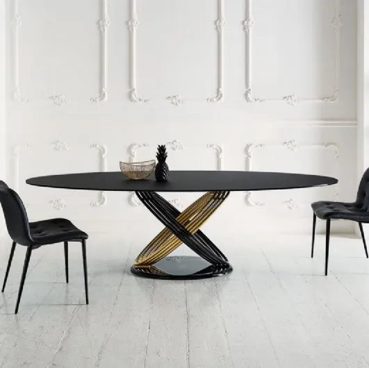 Bontempi's Fusion Glass Table.