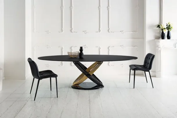 Bontempi's Fusion Glass Table.