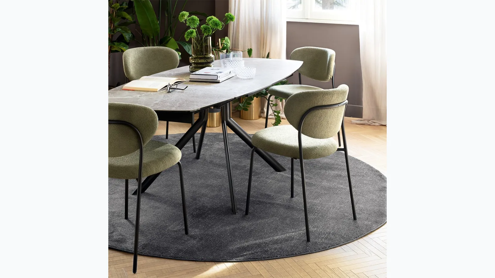 Extendable table Giove Plus by Connubia