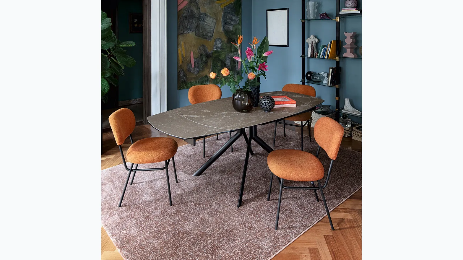 Extendable table Giove Plus by Connubia