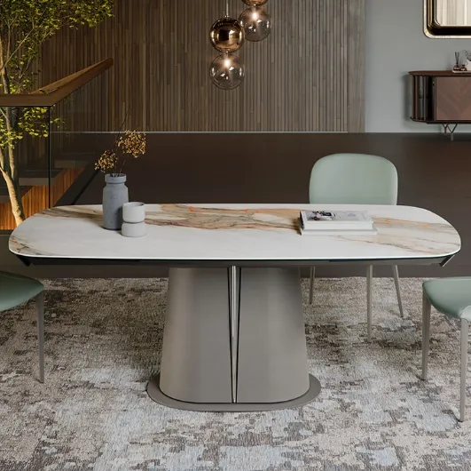 Gotham Keramik Drive extendable table by Cattelan Italia