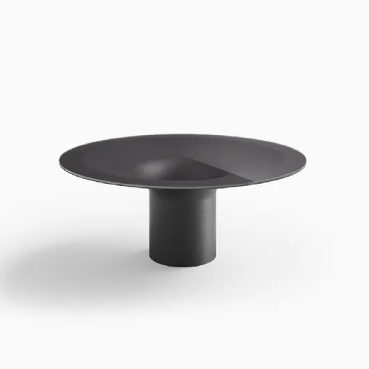 Helicon Table with Desalto glass top