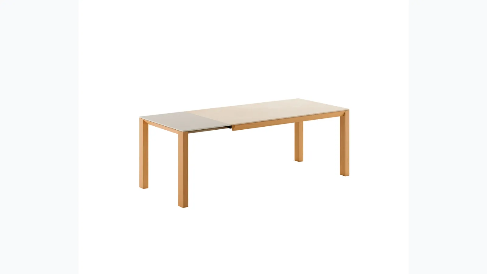 Hinoki extendable dining table by Veneta Cucine