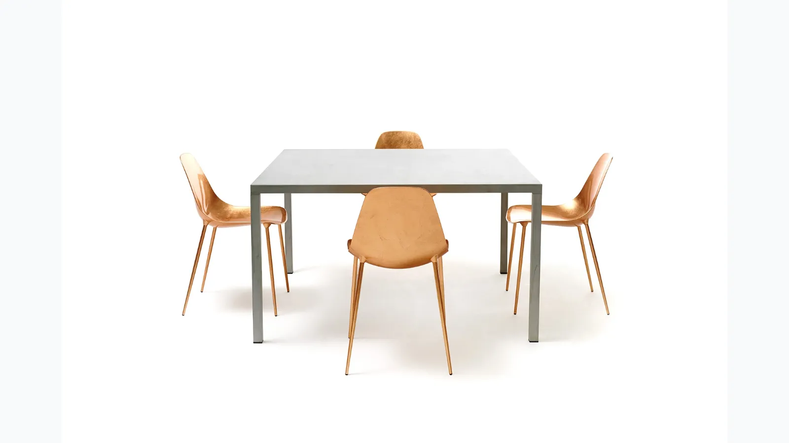 Square steel table The Opinion Ciatti Table