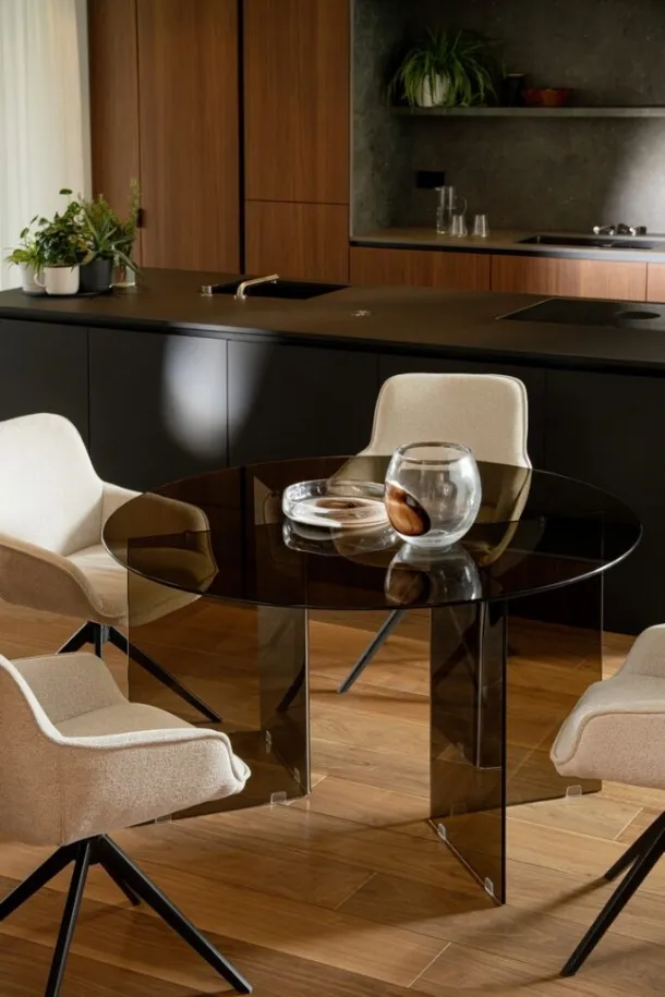 Iride Ambra Table by Bizzotto