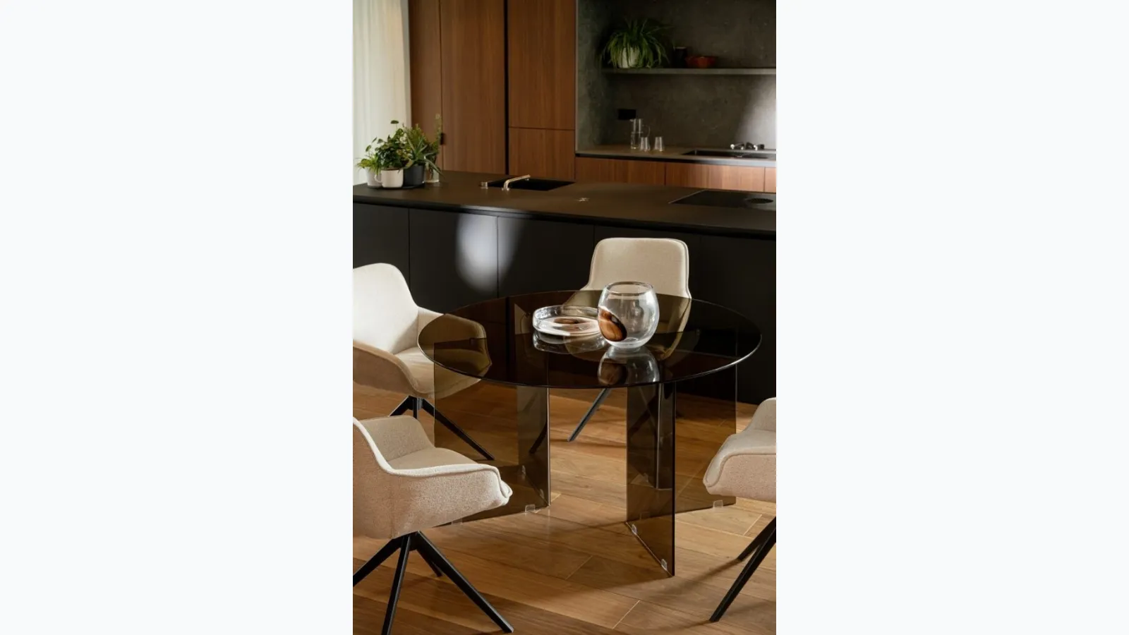 Iride Ambra Table by Bizzotto