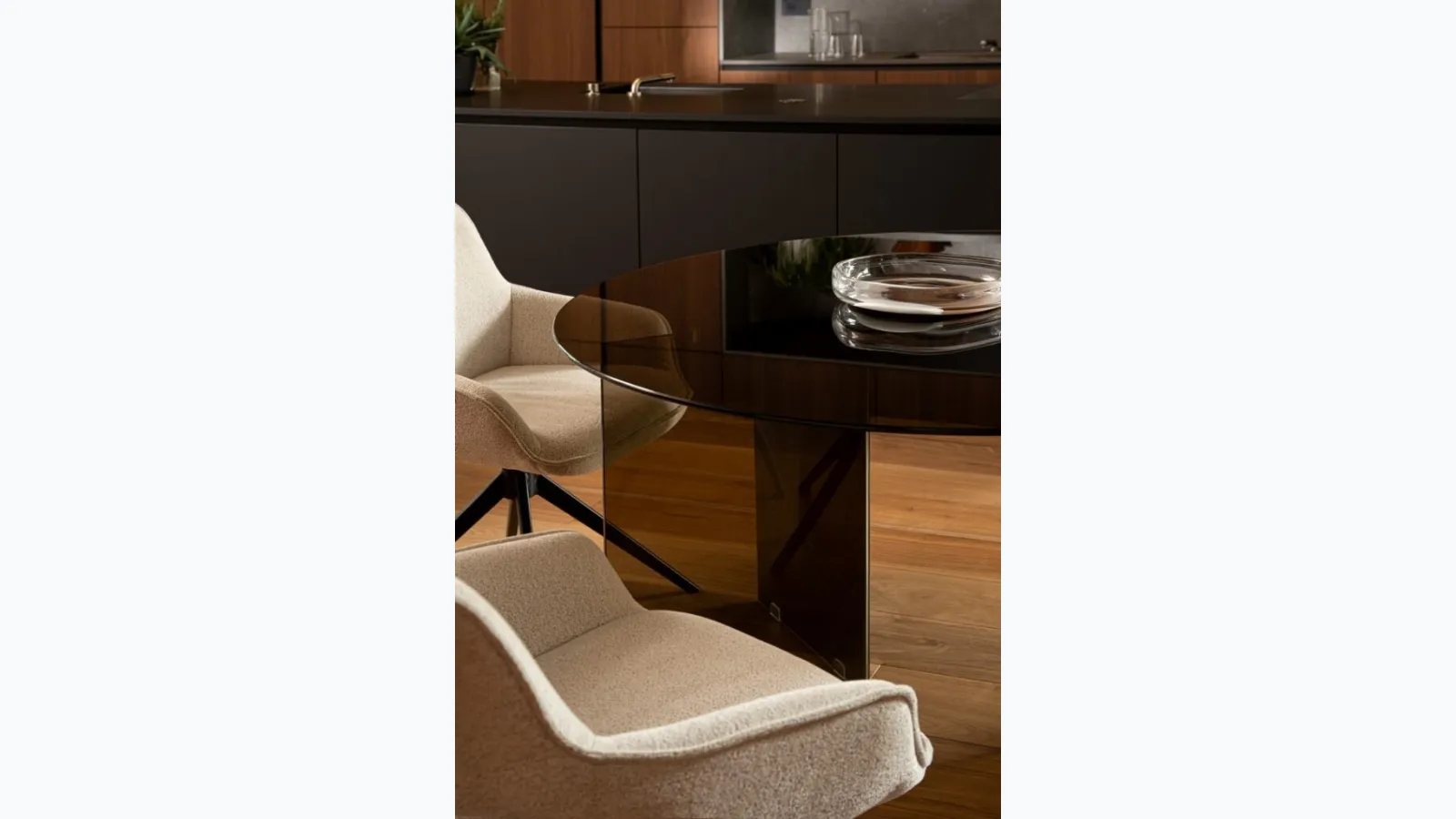 Iride Ambra Table by Bizzotto