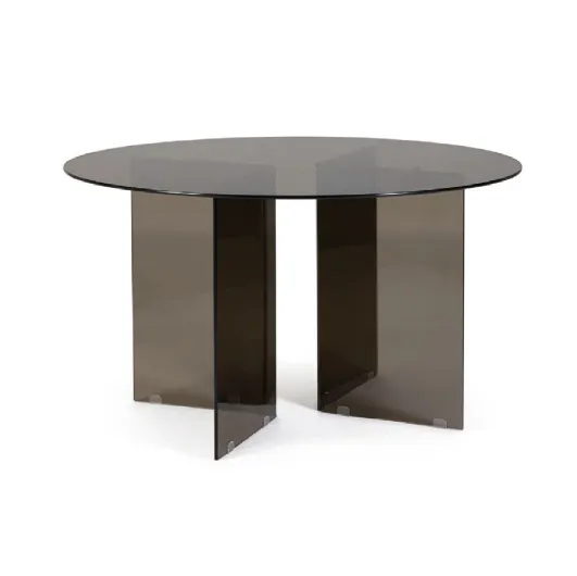 Round table Iride in Amber by Bizzotto