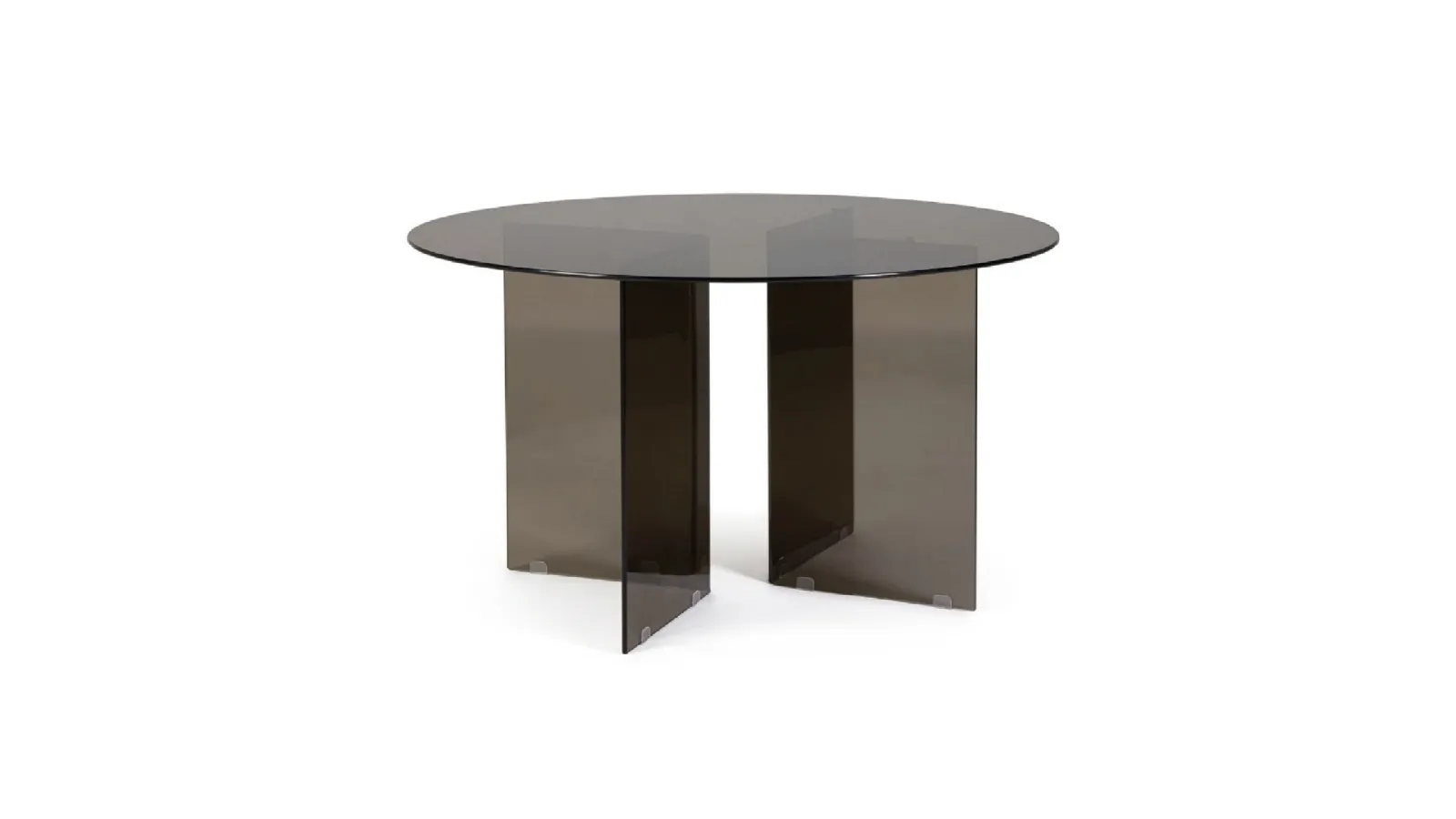 Round table Iride in Amber by Bizzotto