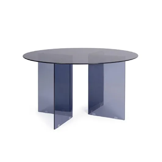 Round table Iride to Dark by Bizzotto