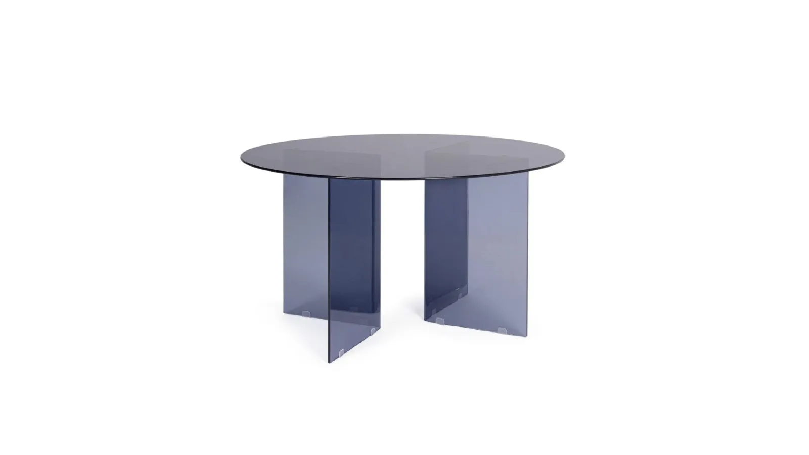 Round table Iride to Dark by Bizzotto