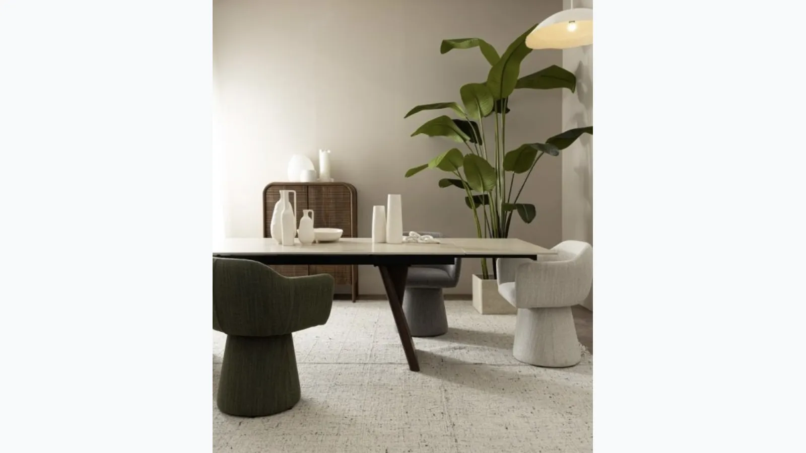 Extendable table Maikki by Bizzotto