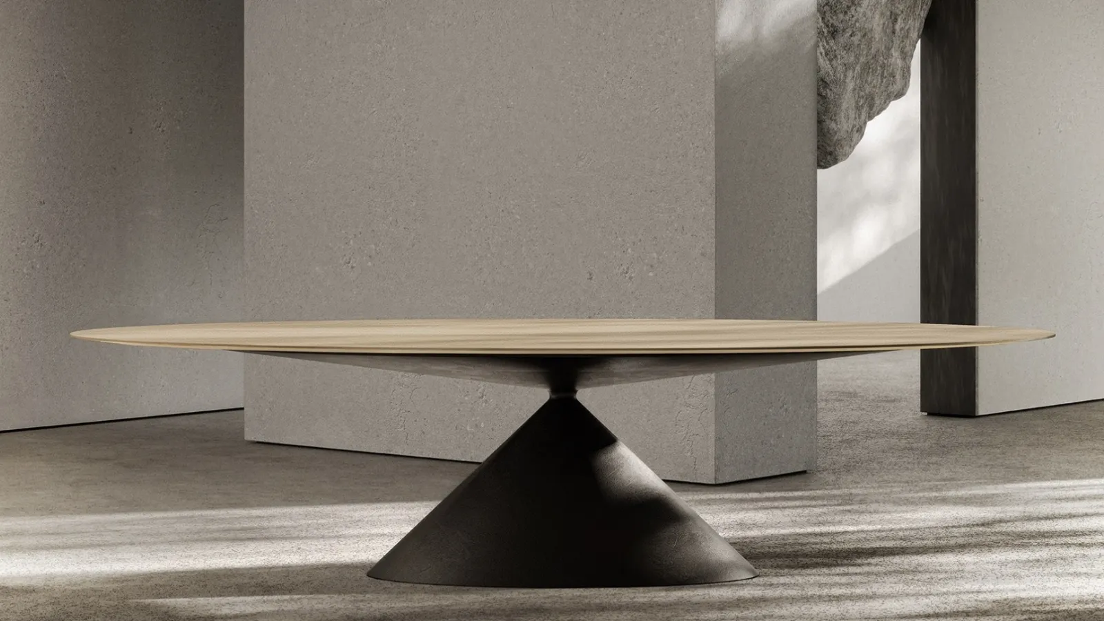 Maxy Clay wood table by Desalto