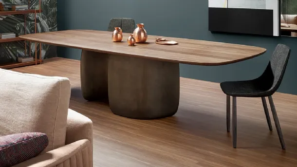 Mellow Wood table by Bonaldo