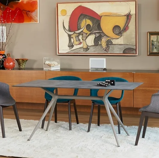 Metropolis table L by Scab Design