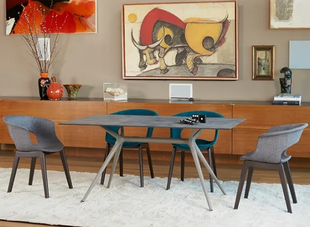 Metropolis table L by Scab Design