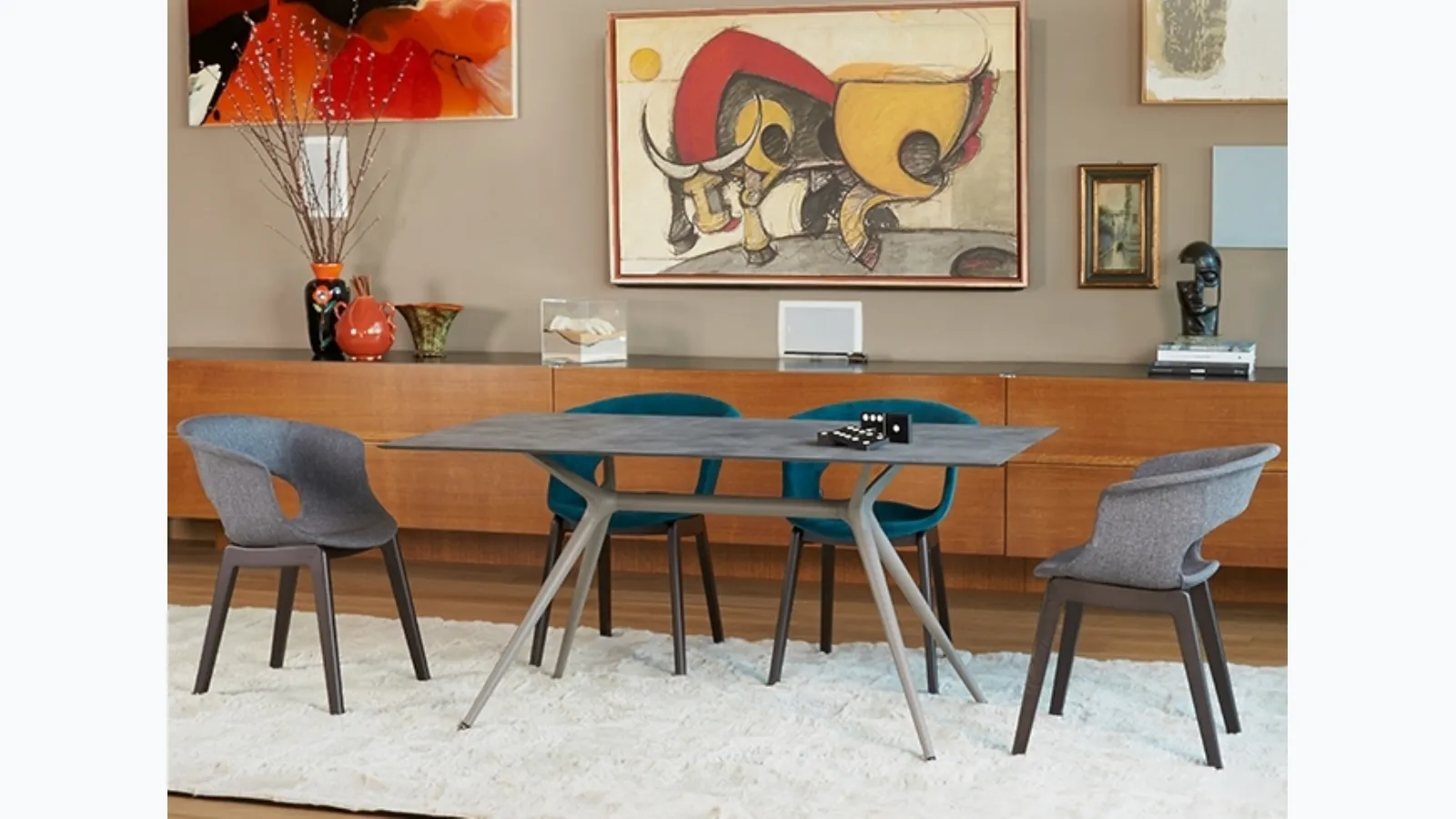 Metropolis table L by Scab Design