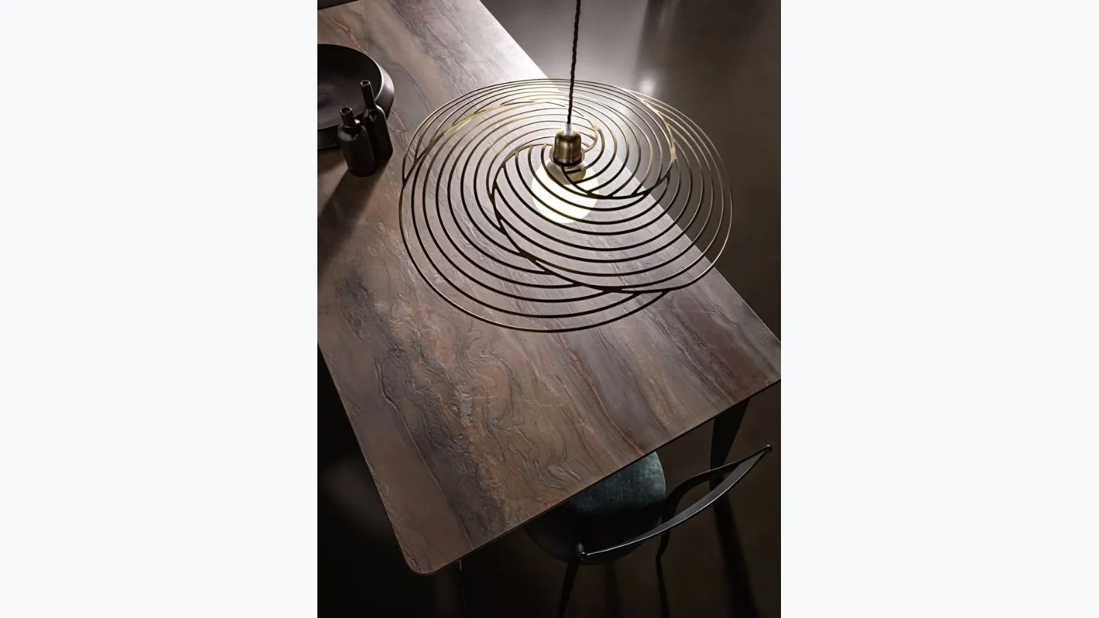 Milos ceramic table by Cantori