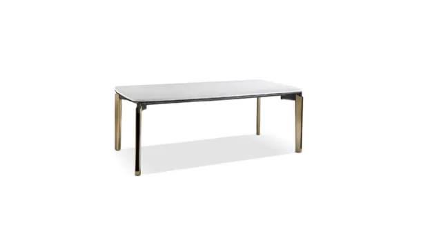 Mirage 36 table with marble top by Cantori
