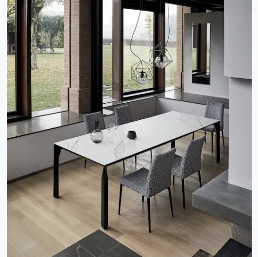 Mirage table in SuperMarble by Bontempi