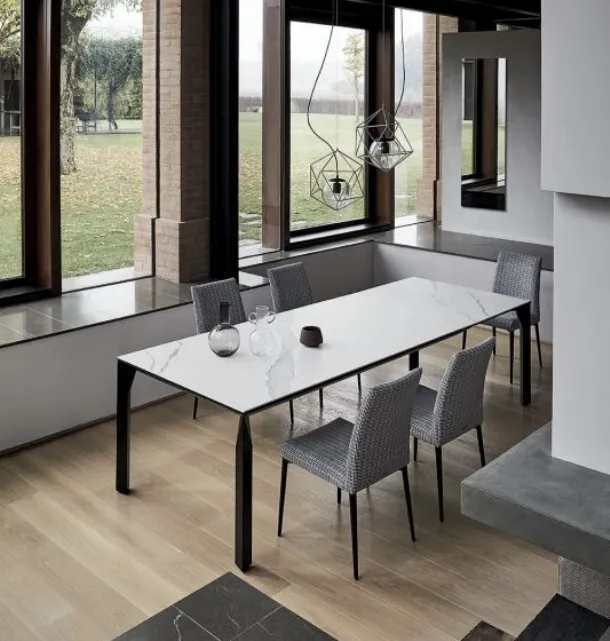 Mirage table in SuperMarble by Bontempi