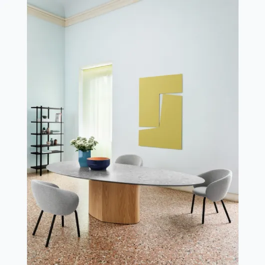 Monoplauto Table with Marble top by Miniforms.