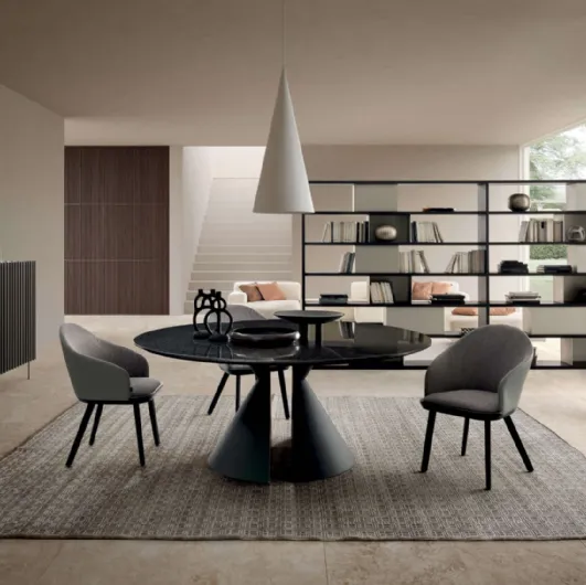 Round design table Nimbo by Presotto