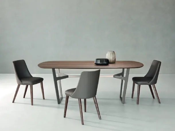 Sangiacomo's Obi Thermally Treated Oak Table.