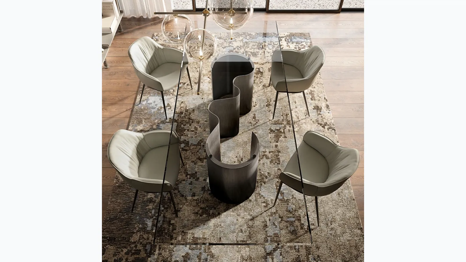 Cattelan Italia's Papel Glass table