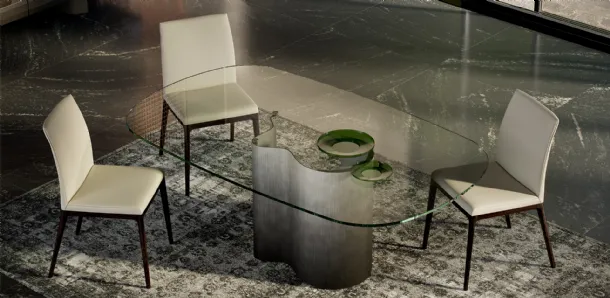 Papelito Glass table by Cattelan Italia